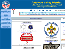 Tablet Screenshot of antelopevalley.bsa-la.org