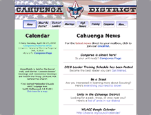 Tablet Screenshot of cahuenga.bsa-la.org